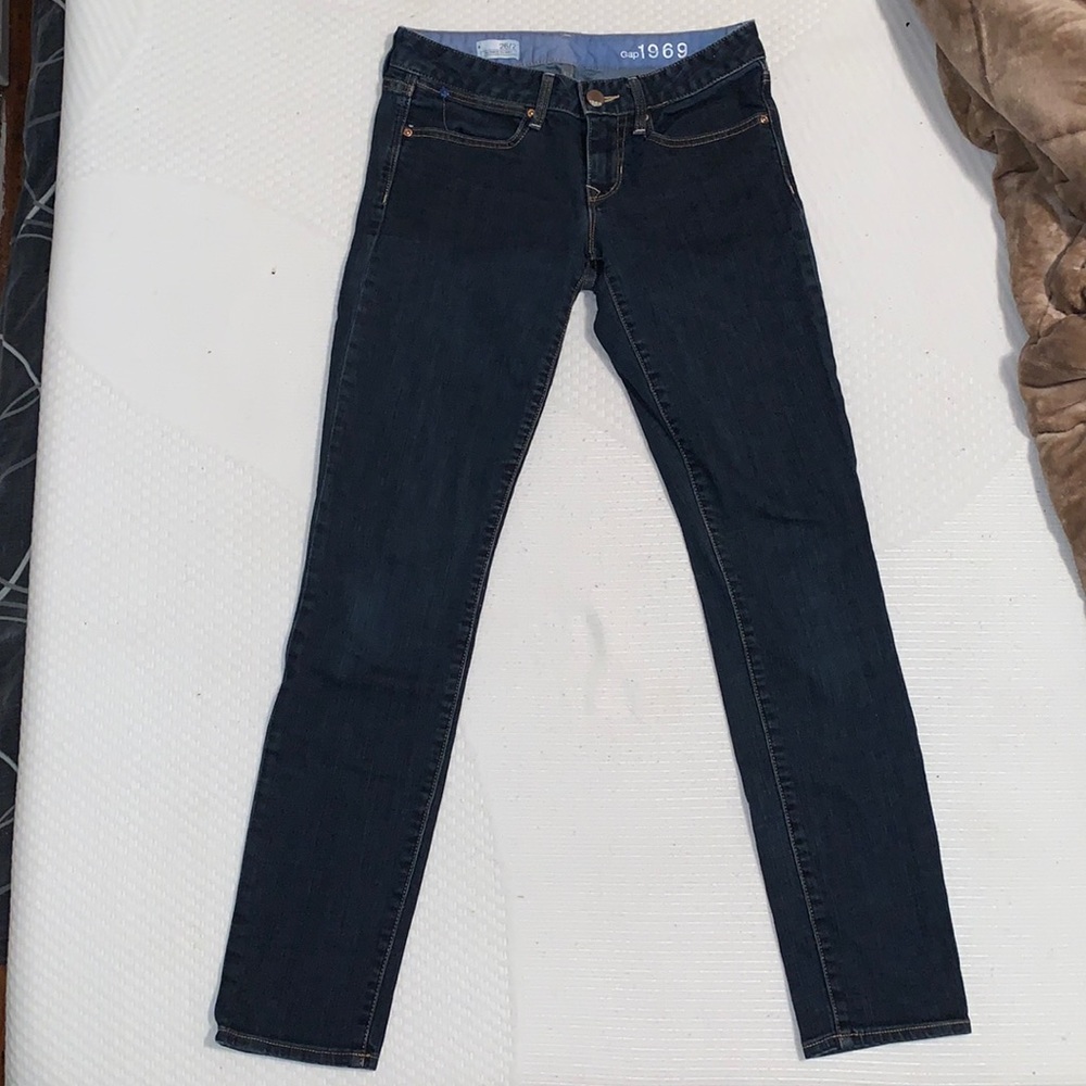 Gap straight mid-rise jeans